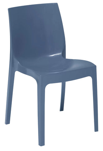 Gruvyer Spider Web Chrome Steel Tubular Legs Side Chairs