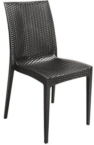 Gruvyer Spider Web Chrome Steel Tubular Legs Side Chairs