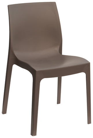 Gruvyer Spider Web Chrome Steel Tubular Legs Side Chairs