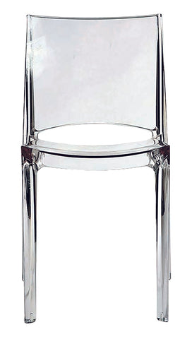 Gruvyer Spider Web Chrome Steel Tubular Legs Side Chairs
