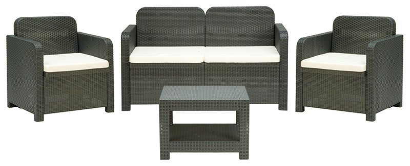 Sorrento - 4 Piece Rattan - Wicker Patio Furniture Set