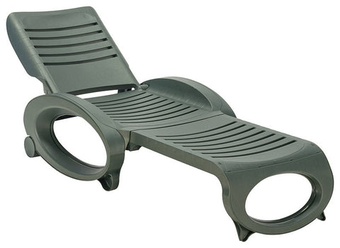 Grand Soleil Premiere Sun Chair Chaise Lounger with Wheels, Europe's Favorite S6800