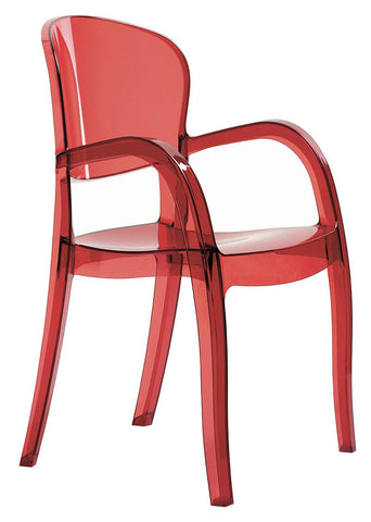 B-Side Transparent Ghost Chair - Polycarbonate -Stackable