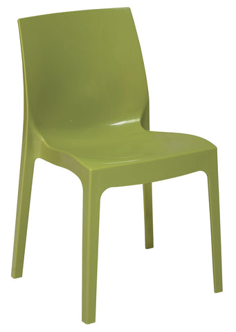 B-Side Transparent Ghost Chair - Polycarbonate -Stackable